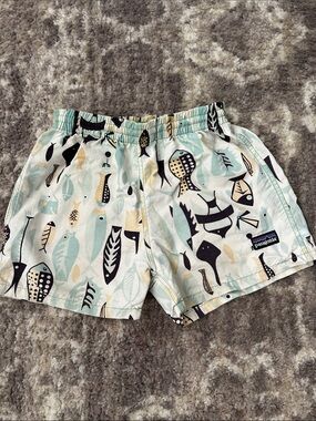 Patagonia Kids Fish Pattern Shorts